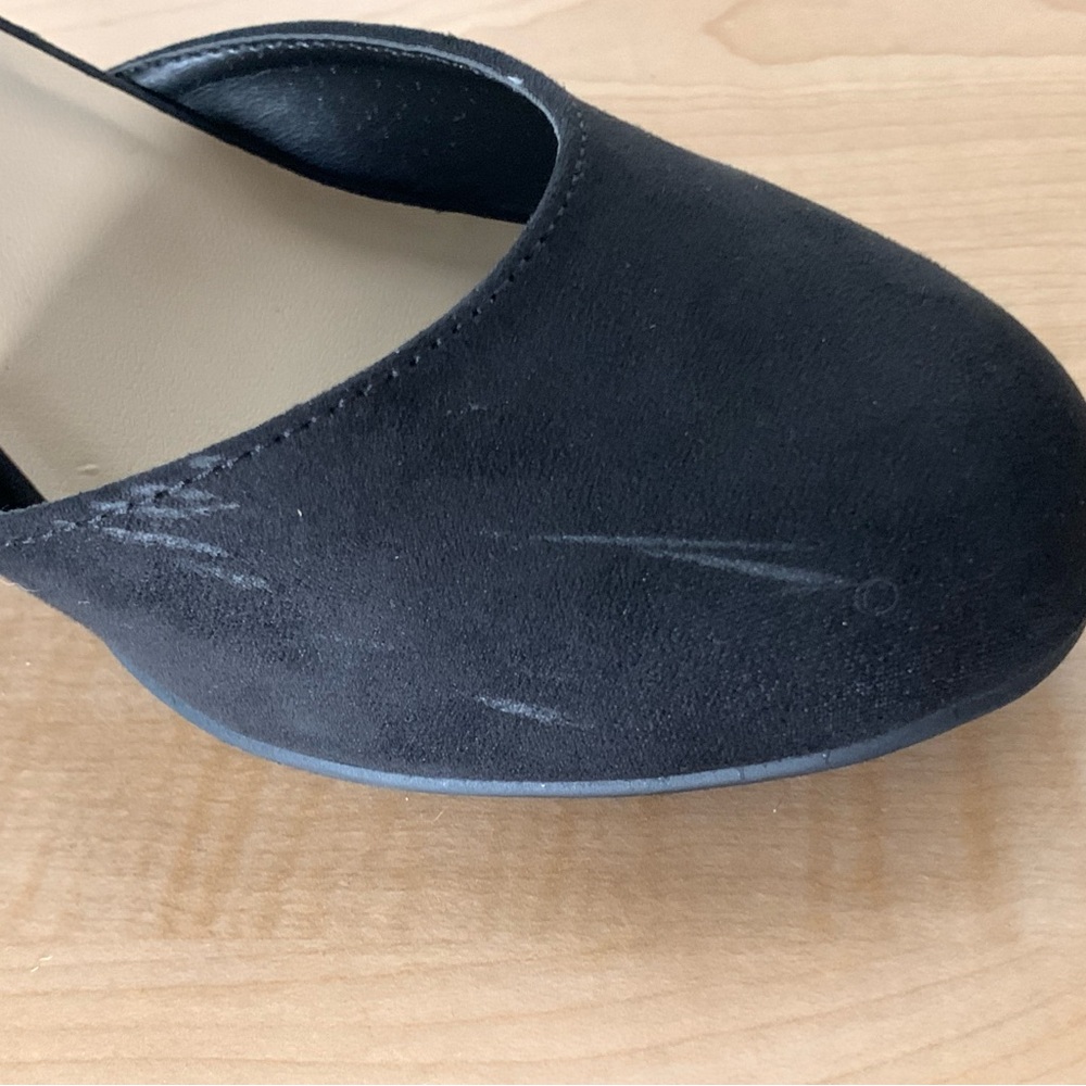 Pop Women's Black Suede Heels - Picture 3 of 5